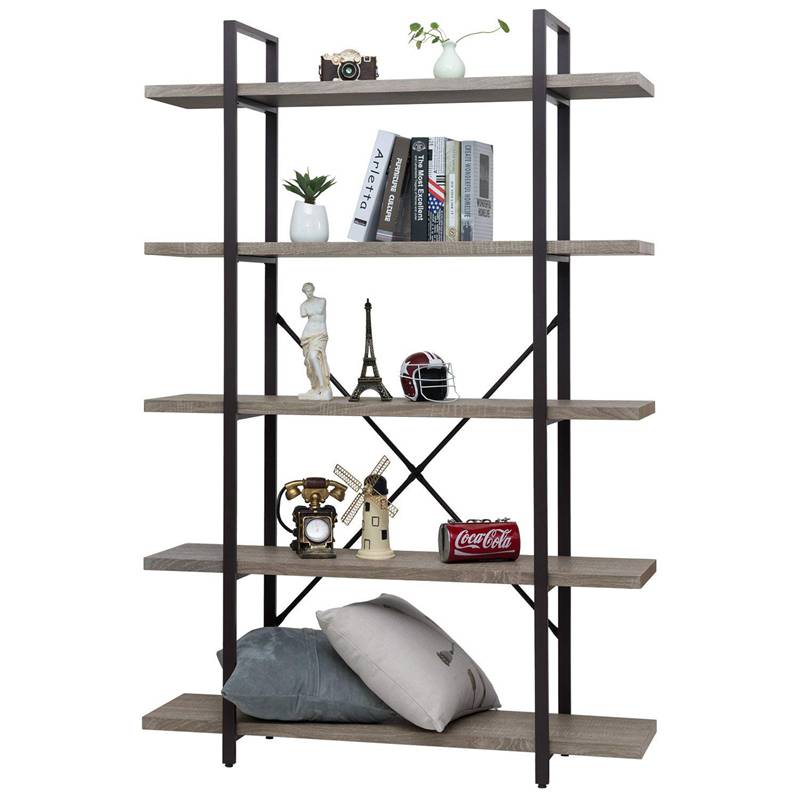 5-storey metal frame bookcase