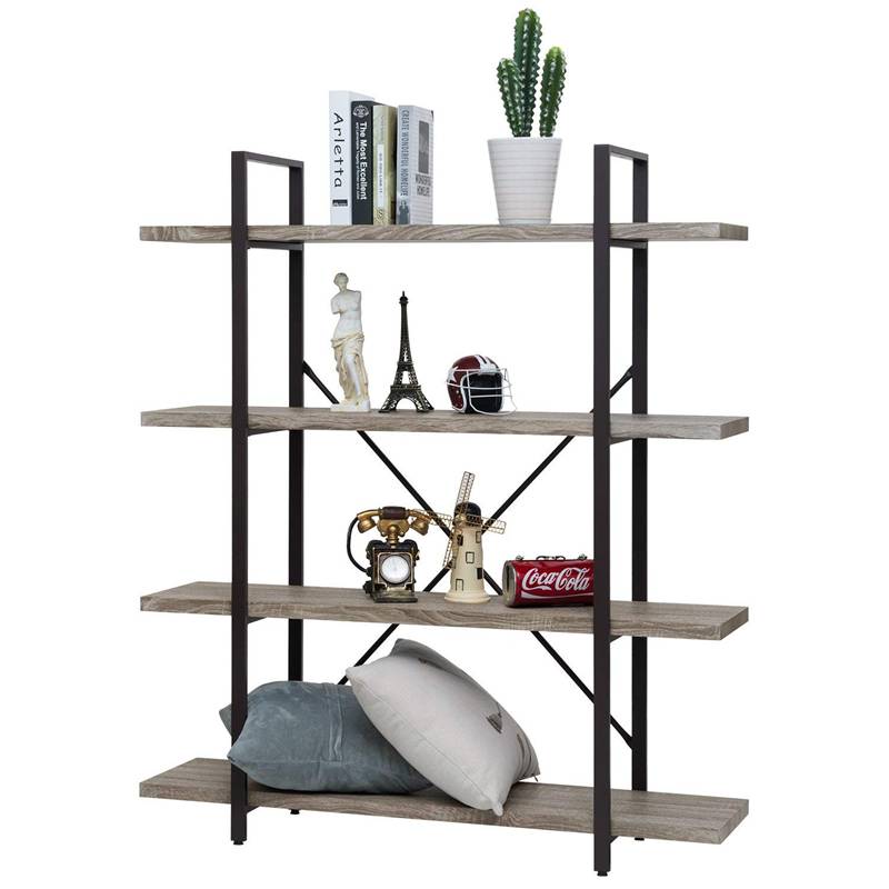 4-storey metal frame bookcase